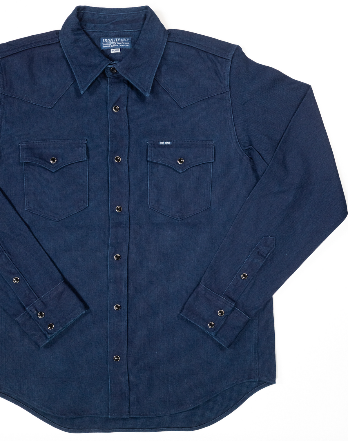 The Shop Vancouver X Iron Heart 13th Anniversary Indigo Western Shirt