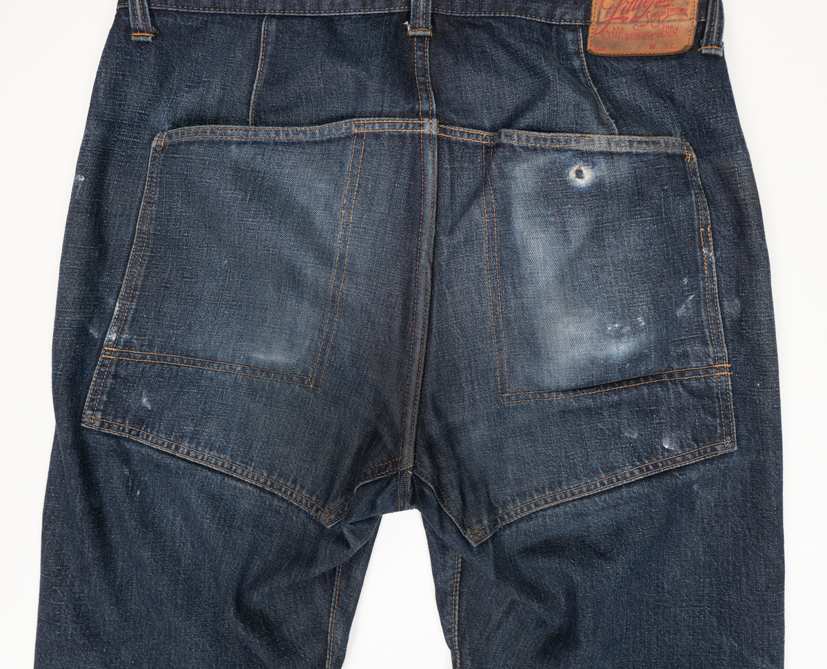 The Shop X Little Hand & Co. TSX1 Japanese selvedge denim jeans UNSANFORIZED