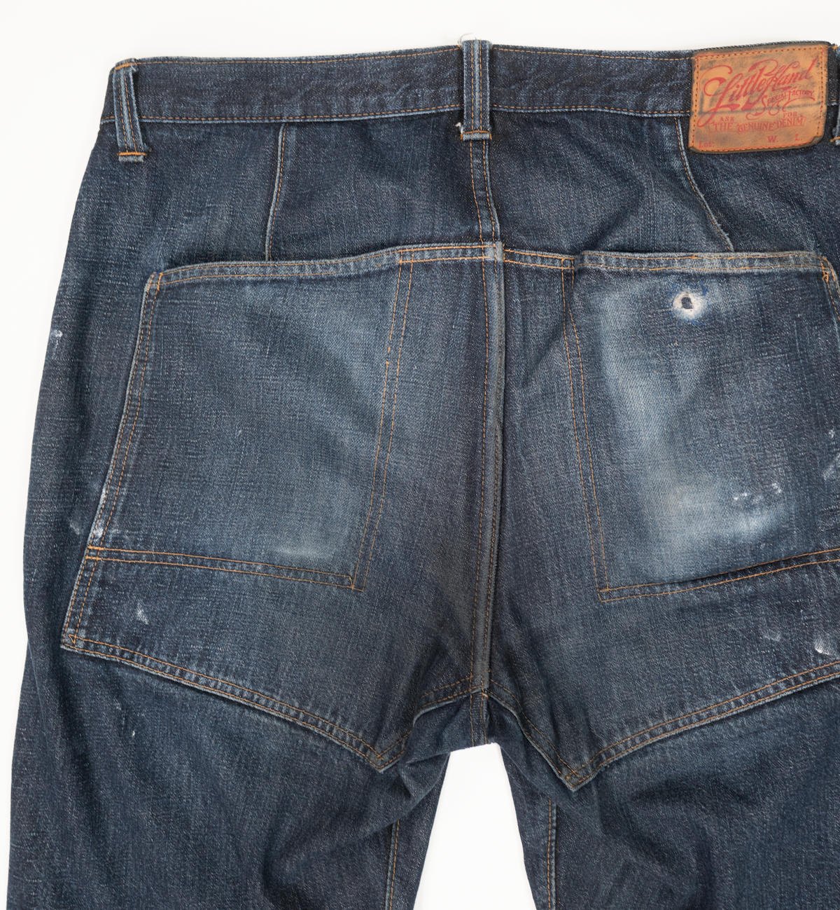 The Shop X Little Hand & Co. TSX1 Japanese selvedge denim jeans UNSANFORIZED