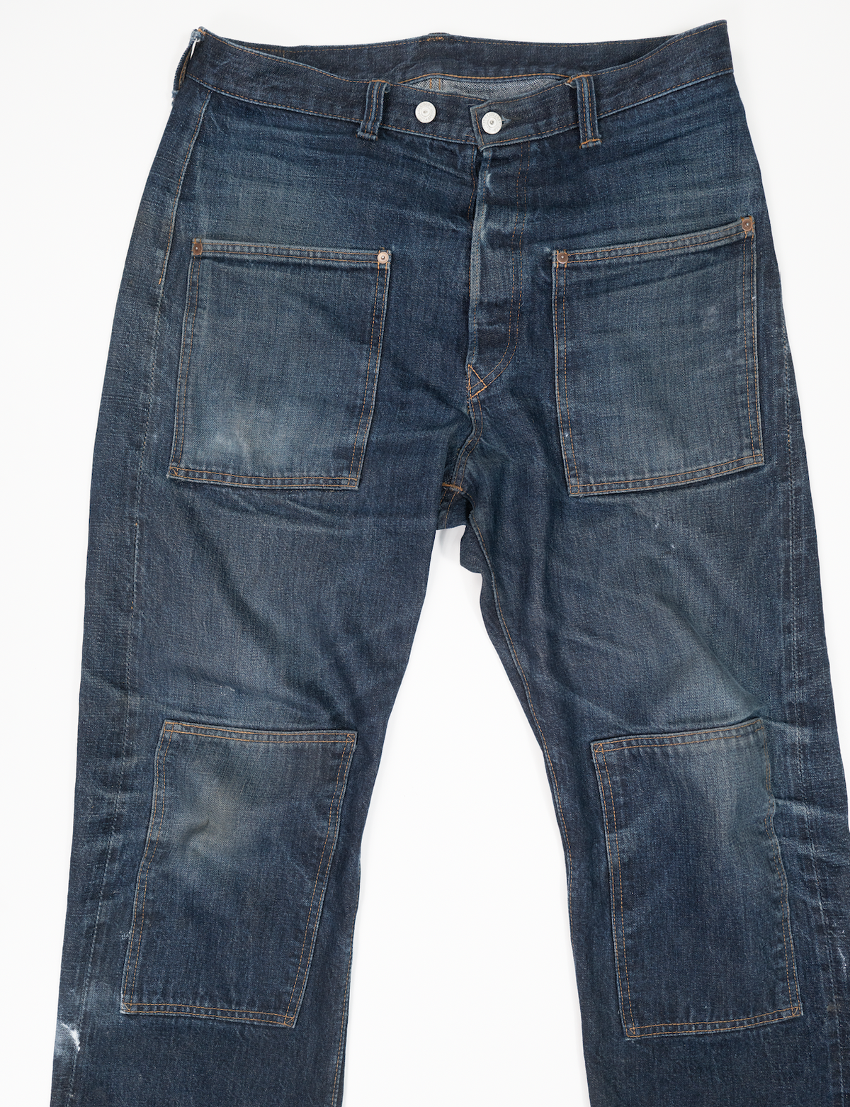 The Shop X Little Hand & Co. TSX1 Japanese selvedge denim jeans UNSANFORIZED