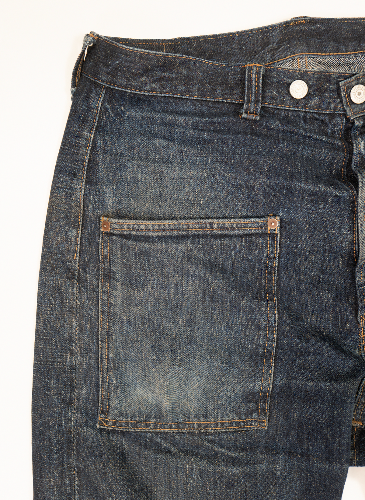 The Shop X Little Hand & Co. TSX1 Japanese selvedge denim jeans UNSANFORIZED