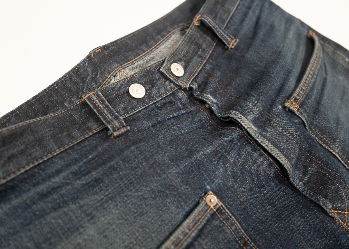 The Shop X Little Hand & Co. TSX1 Japanese selvedge denim jeans UNSANFORIZED