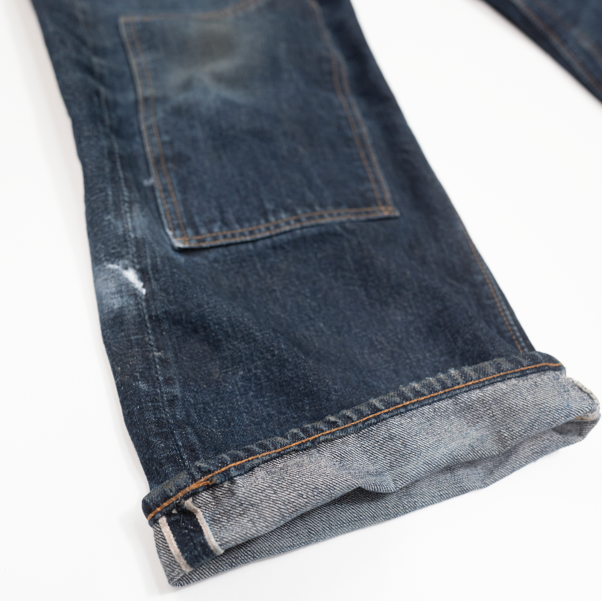The Shop X Little Hand & Co. TSX1 Japanese selvedge denim jeans UNSANFORIZED