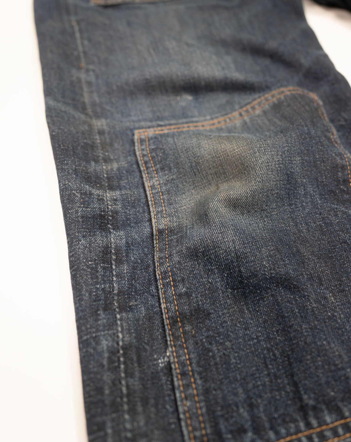 The Shop X Little Hand & Co. TSX1 Japanese selvedge denim jeans UNSANFORIZED