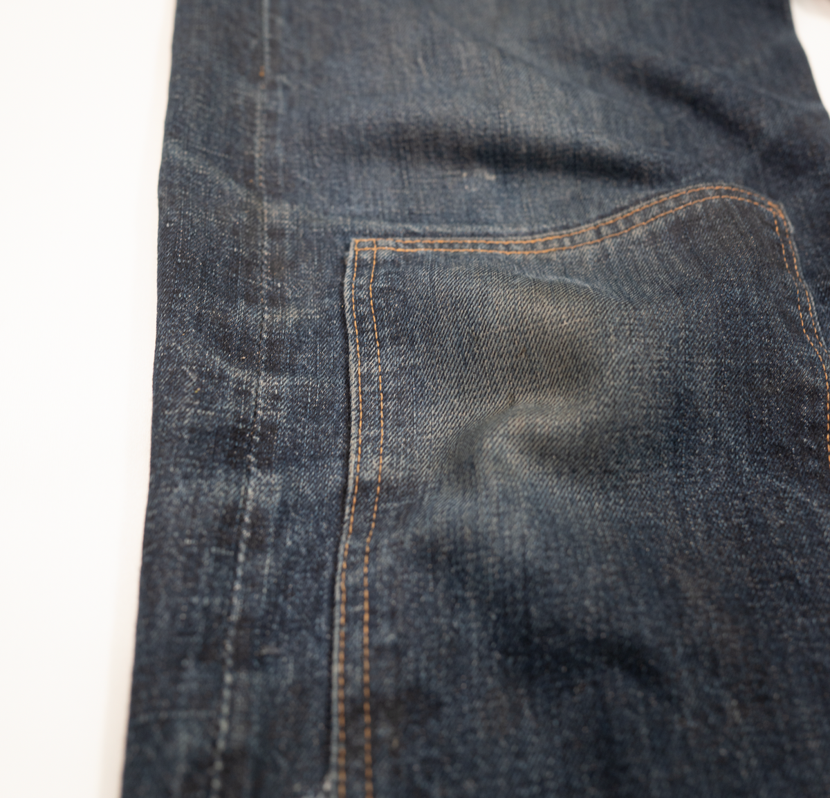 The Shop X Little Hand & Co. TSX1 Japanese selvedge denim jeans UNSANFORIZED