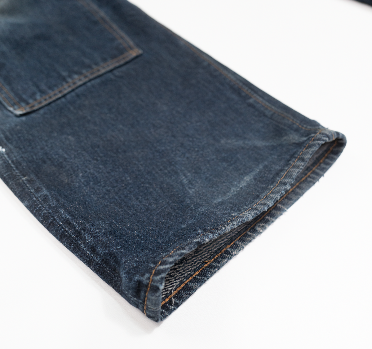The Shop X Little Hand & Co. TSX1 Japanese selvedge denim jeans UNSANFORIZED
