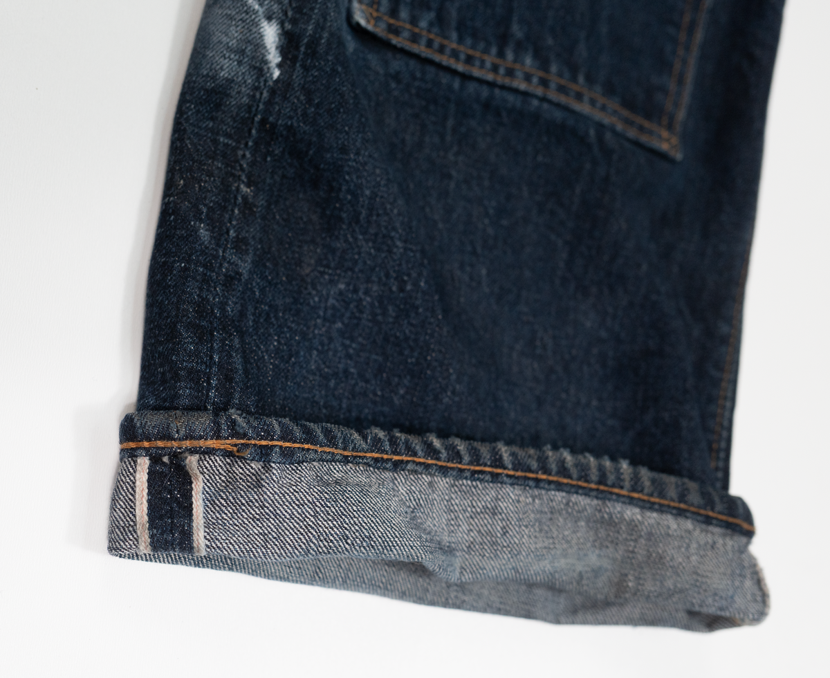The Shop X Little Hand & Co. TSX1 Japanese selvedge denim jeans UNSANFORIZED