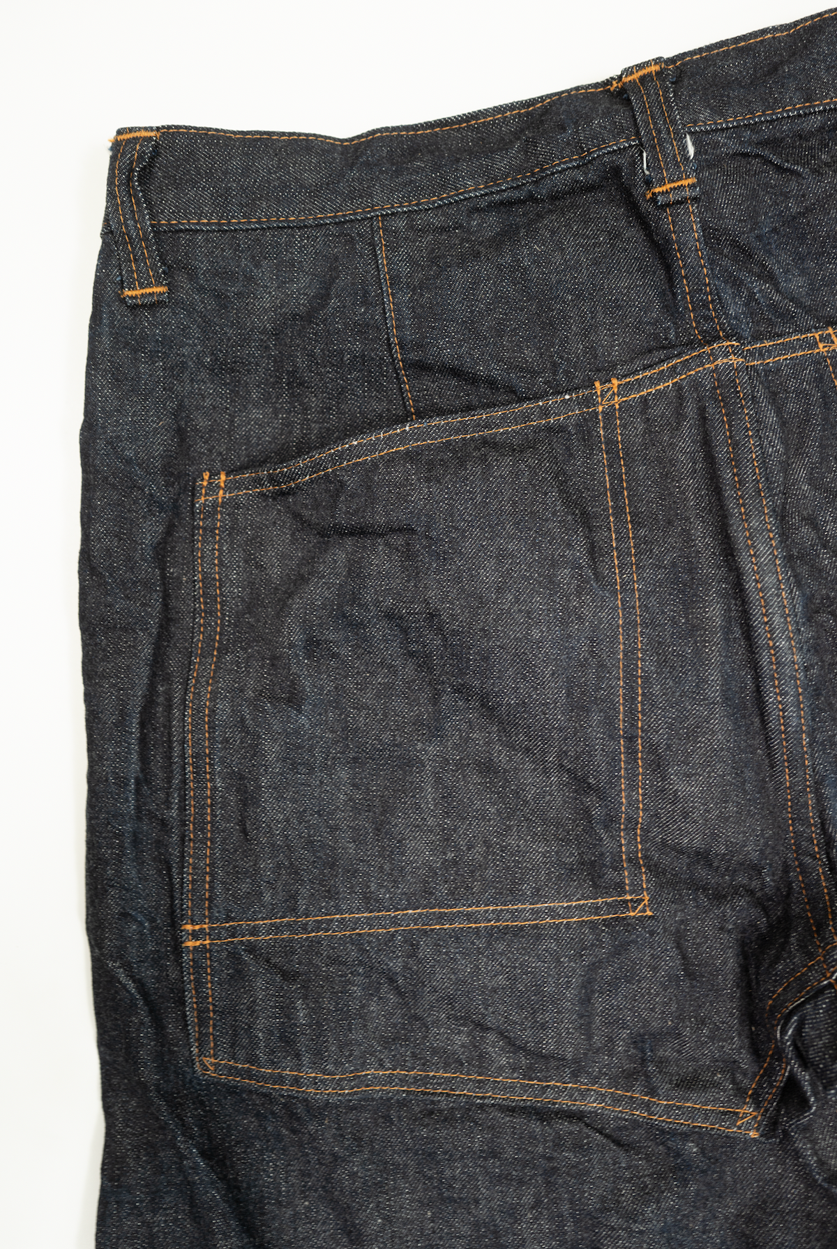 The Shop X Little Hand & Co. TSX1 Japanese selvedge denim jeans UNSANFORIZED
