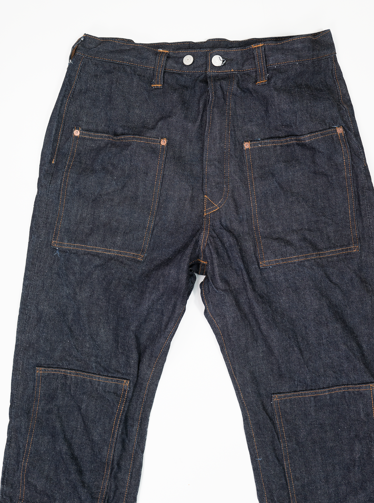 The Shop X Little Hand & Co. TSX1 Japanese selvedge denim jeans UNSANFORIZED