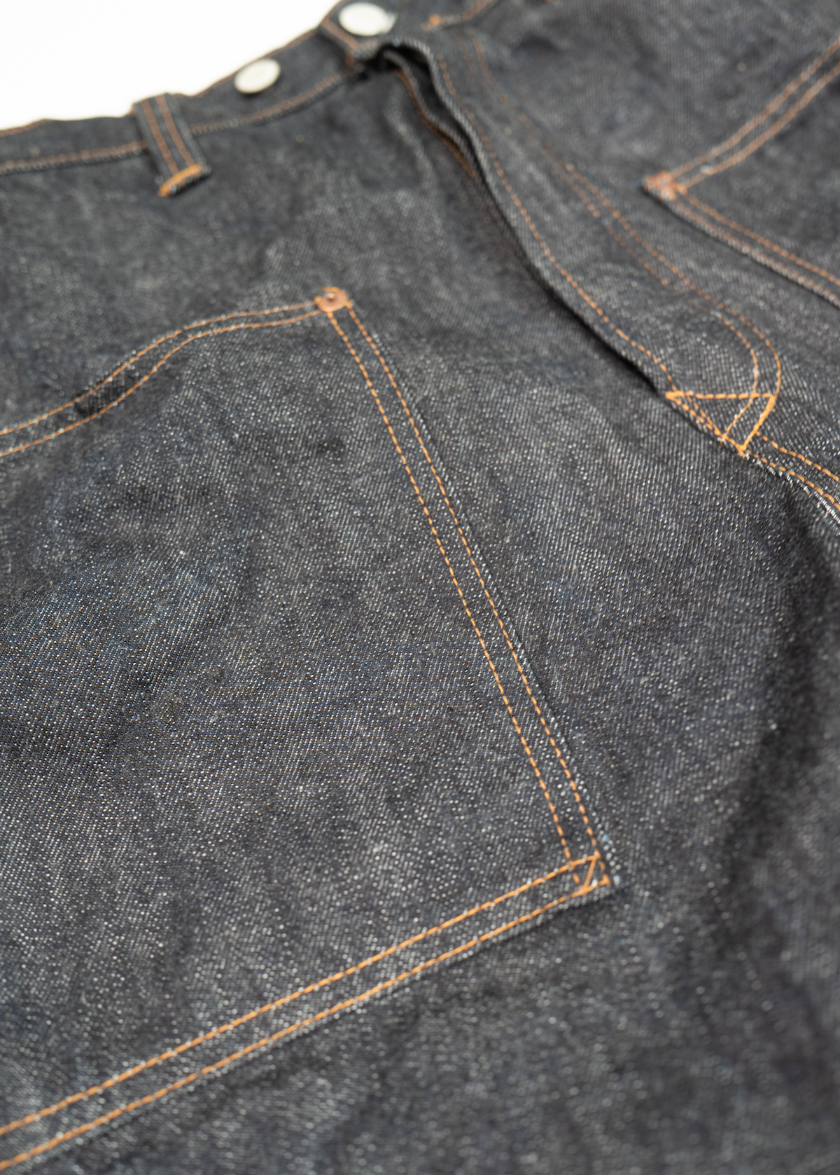 The Shop X Little Hand & Co. TSX1 Japanese selvedge denim jeans UNSANFORIZED