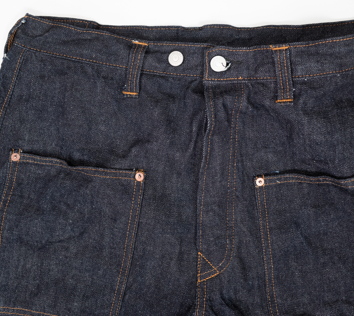 The Shop X Little Hand & Co. TSX1 Japanese selvedge denim jeans UNSANFORIZED