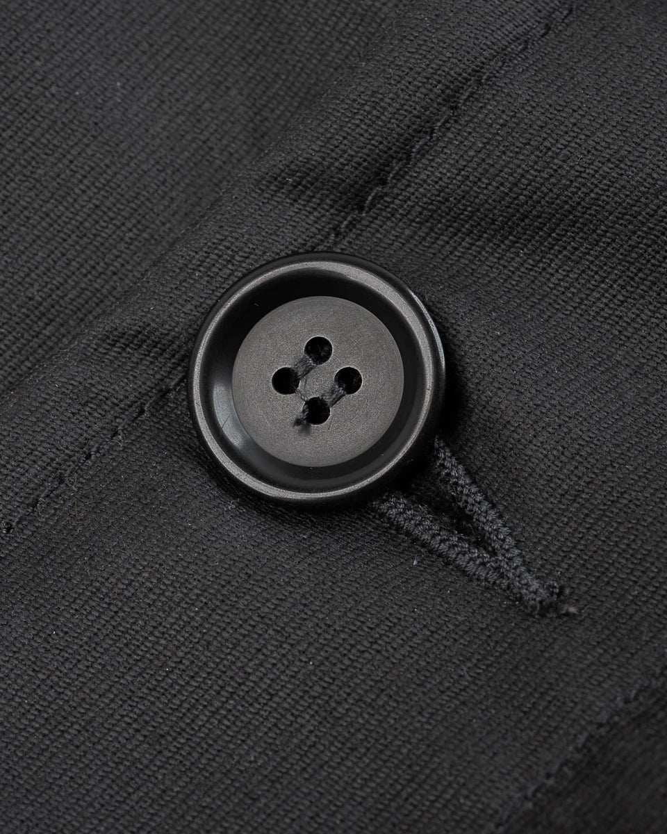 Iron Heart IHM-37 Oiled Whipcord N1 Deck Jacket - Black