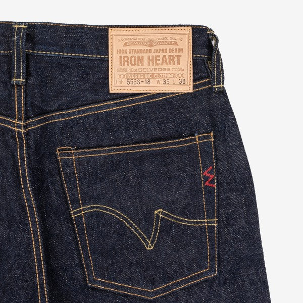 IH-555S- 18oz Vintage Selvedge Denim Super Slim Cut Jeans - Indigo