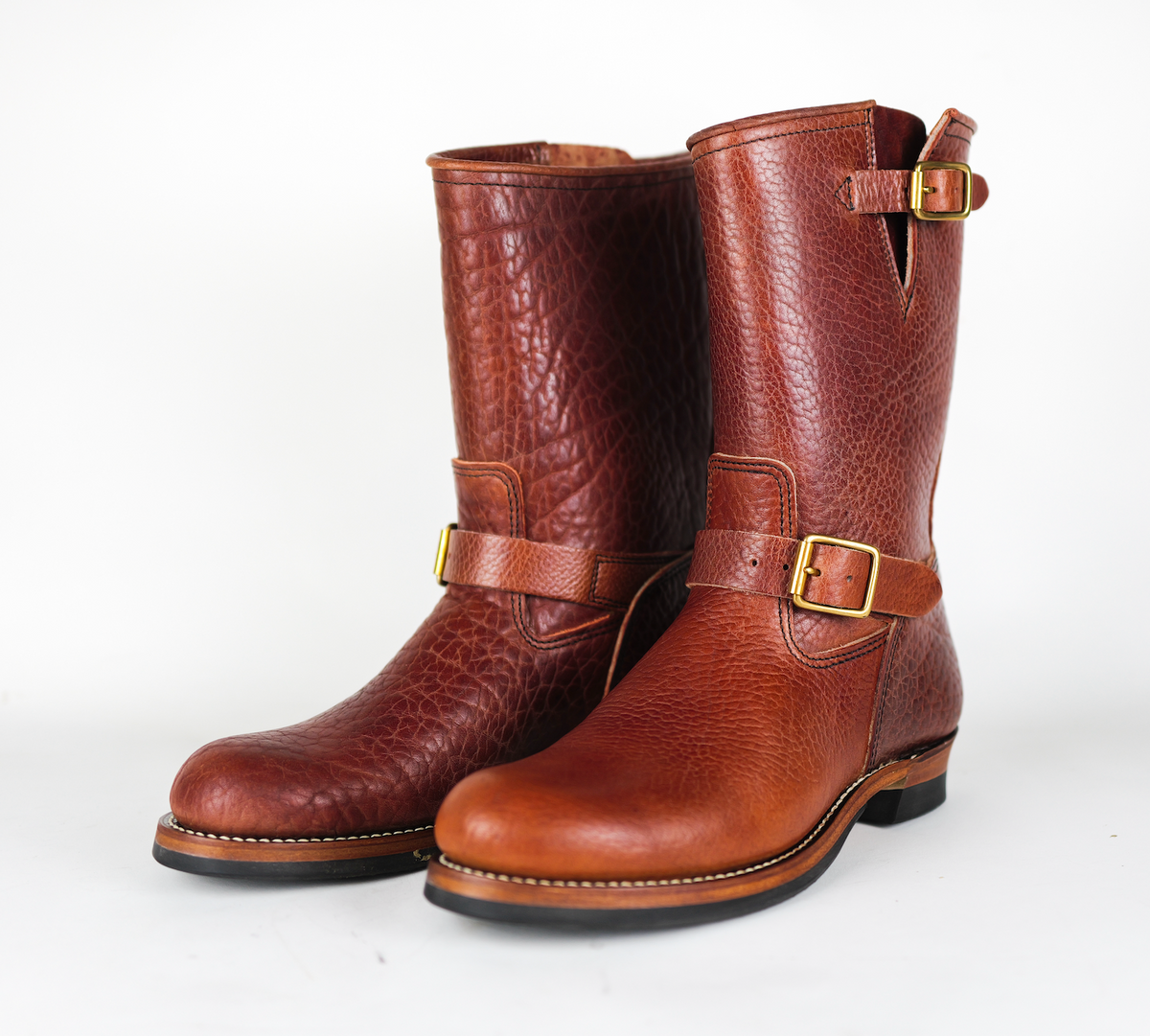 The Shop Vancouver Y&#39;2 Leather bull hide engineer boots made in japan mens wear selvedge denim&amp;nbsp;