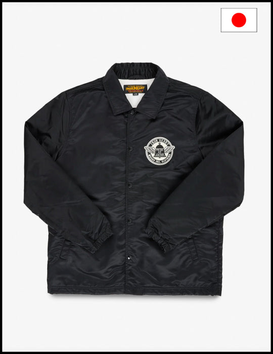 IHJ-160 4.8oz Nylon Coach Jacket - Black