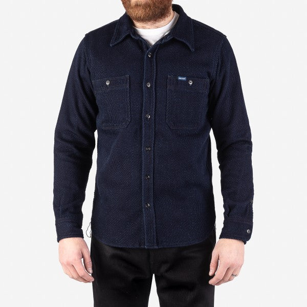 Iron Heart IHSH-288 14oz Kersey Work Shirt - Indigo