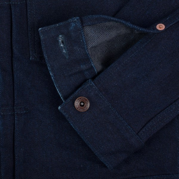 Iron Heart IH-140-IG 19oz Selvedge Denim Type I Jacket - Indigo/Grey