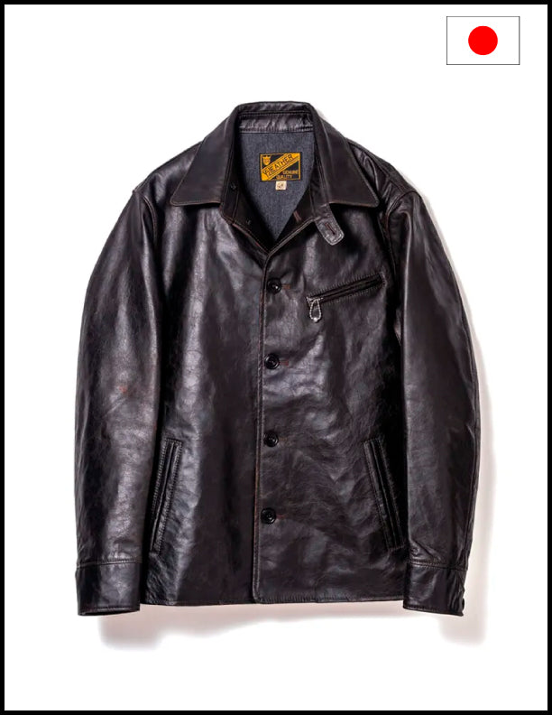 Y'2 Leather FC-77 Faded Horse Car Coat