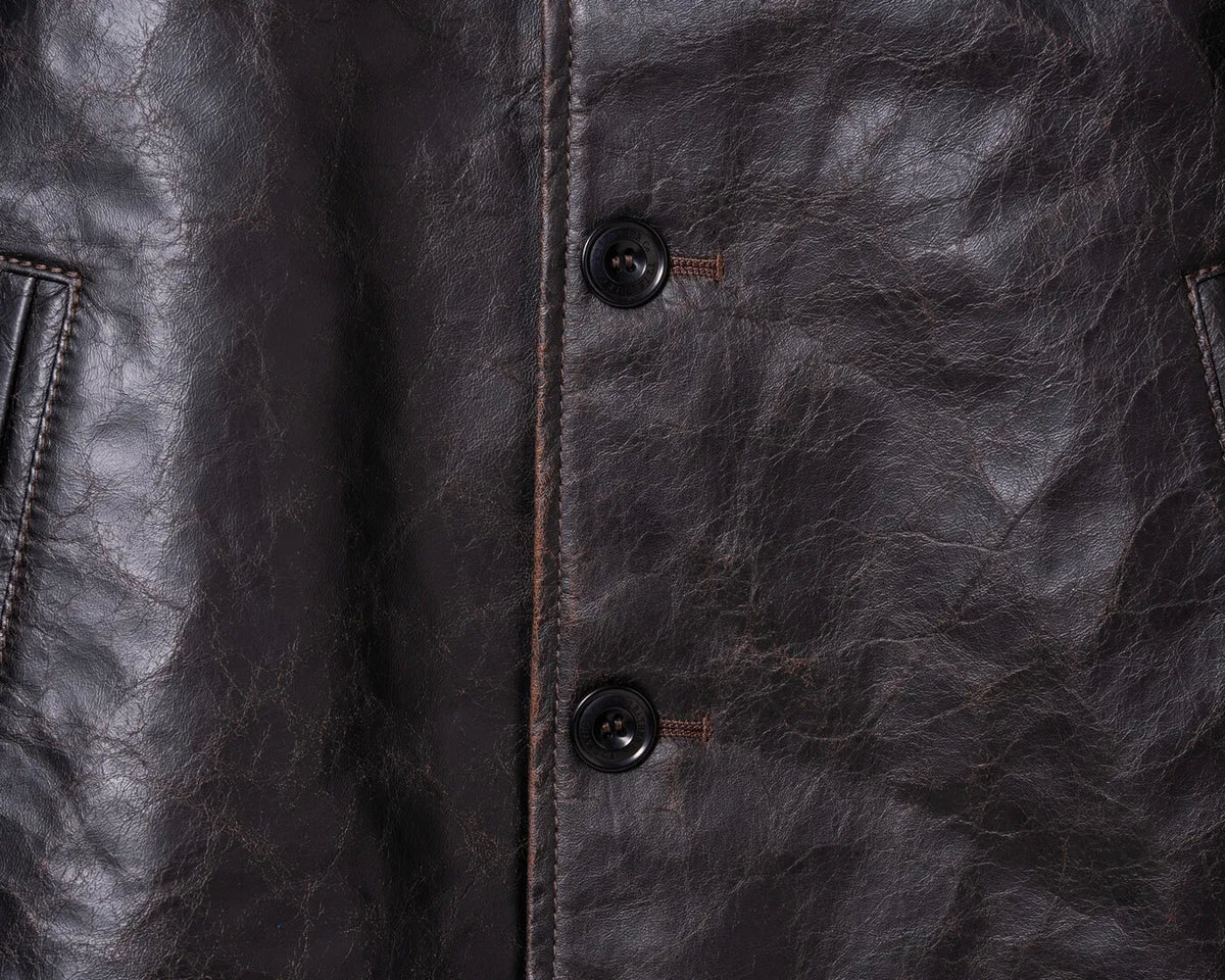 Y'2 Leather FC-77 Faded Horse Car Coat