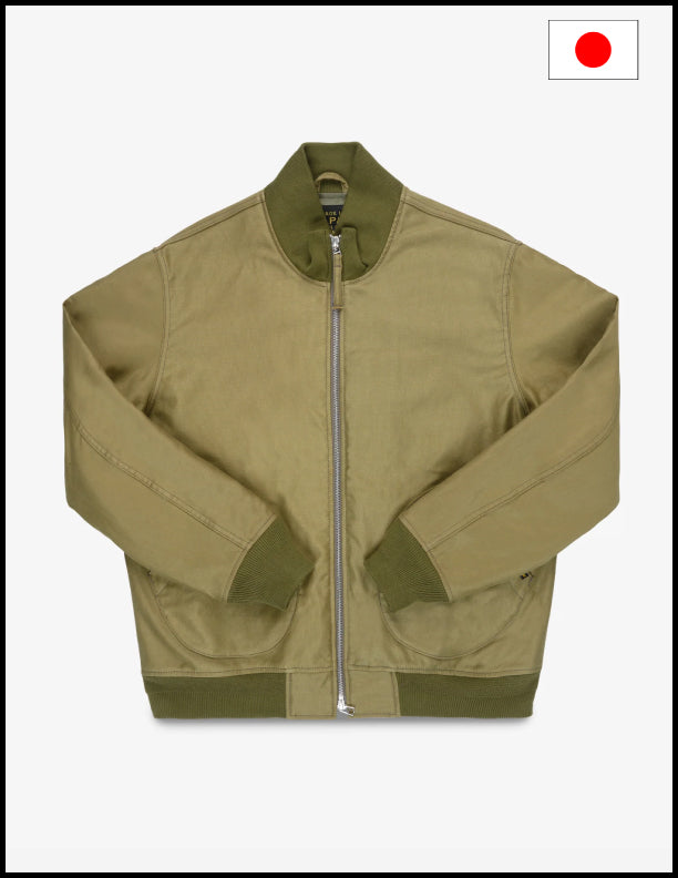 IHM-52-KHA 12oz Whipcord Tanker Jacket - Khaki