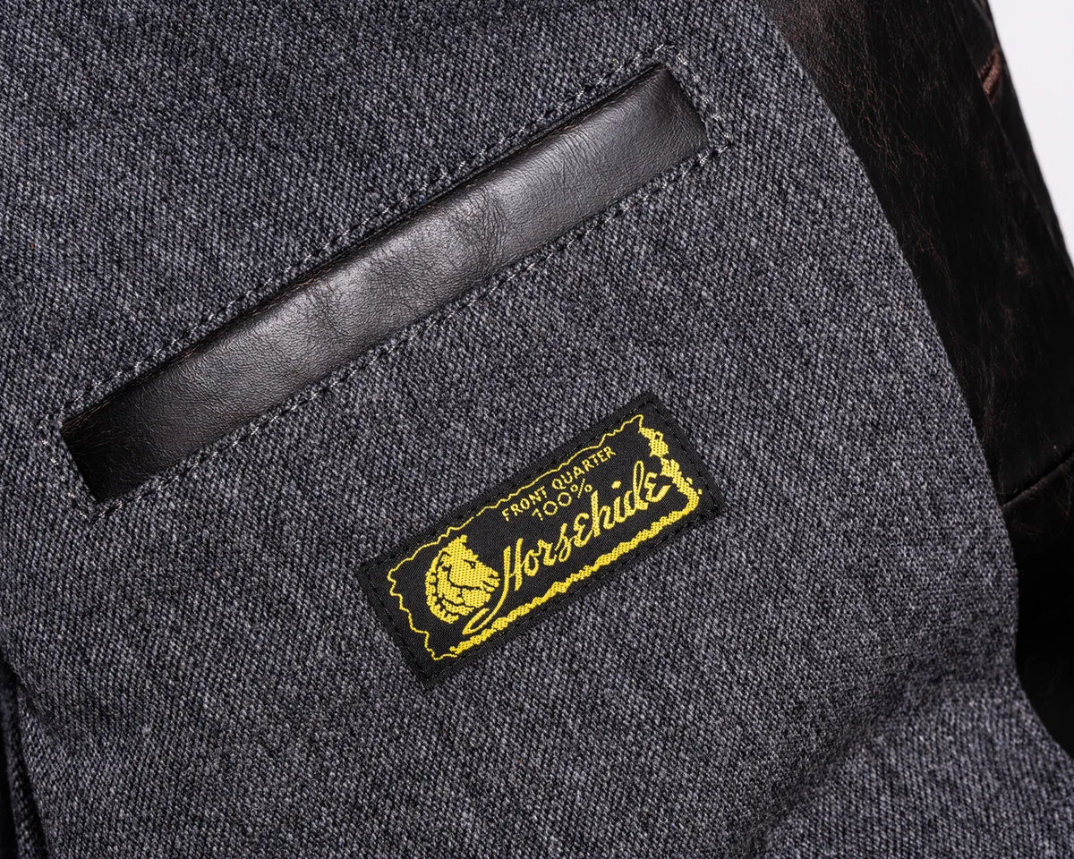 Y'2 Leather FC-77 Faded Horse Car Coat