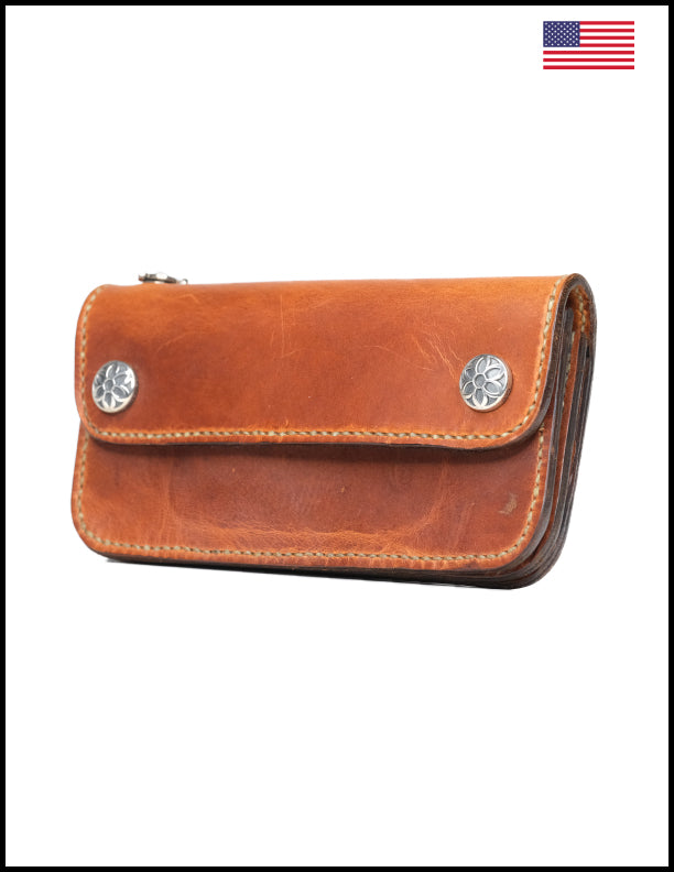 『Hollywood Wallet BROWN』 Good Art Hollywood Army Navy Surplus Wallet Natural Brown