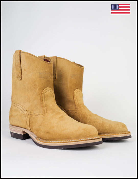 The Shop X Wesco Boots Short Morrison British tan rough out