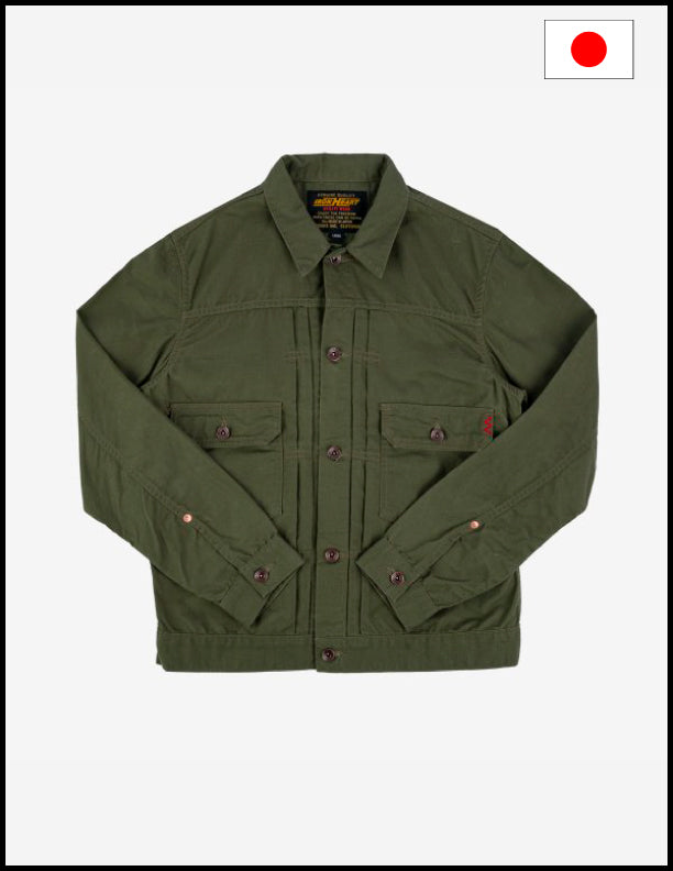 Iron Heart IHJ-134 9oz Paraffin Coated OX Type II Jacket