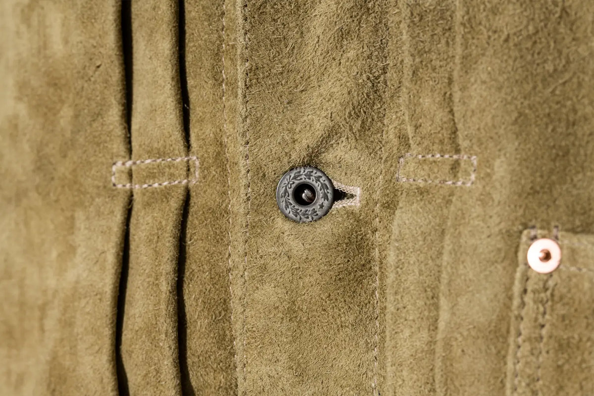 Y&#39;2 Leather HSB 140-T Khaki Horse Roughout Type 1 Jacket
