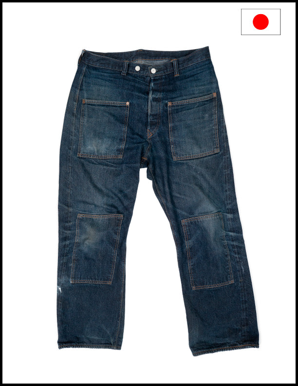 The Shop X Little Hand & Co. TSX1 Japanese selvedge denim jeans UNSANFORIZED