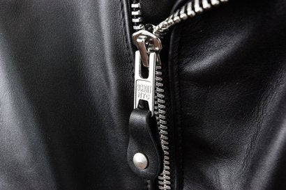 Schott NYC. 613 &quot;1 Star&quot; Black Leather Jacket
