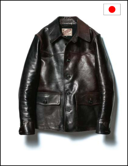 Y'2 Leather HNC-82 Hand Dyed Horse Car Coat