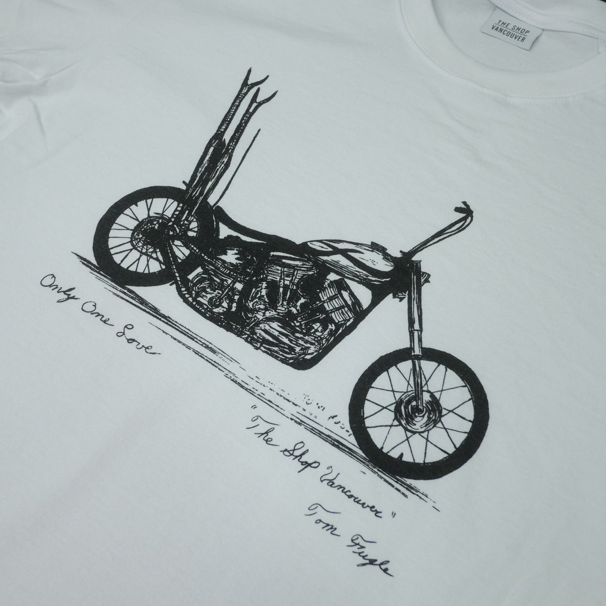 The Shop Vancouver X Tom Fugle Only One Love T-Shirt White