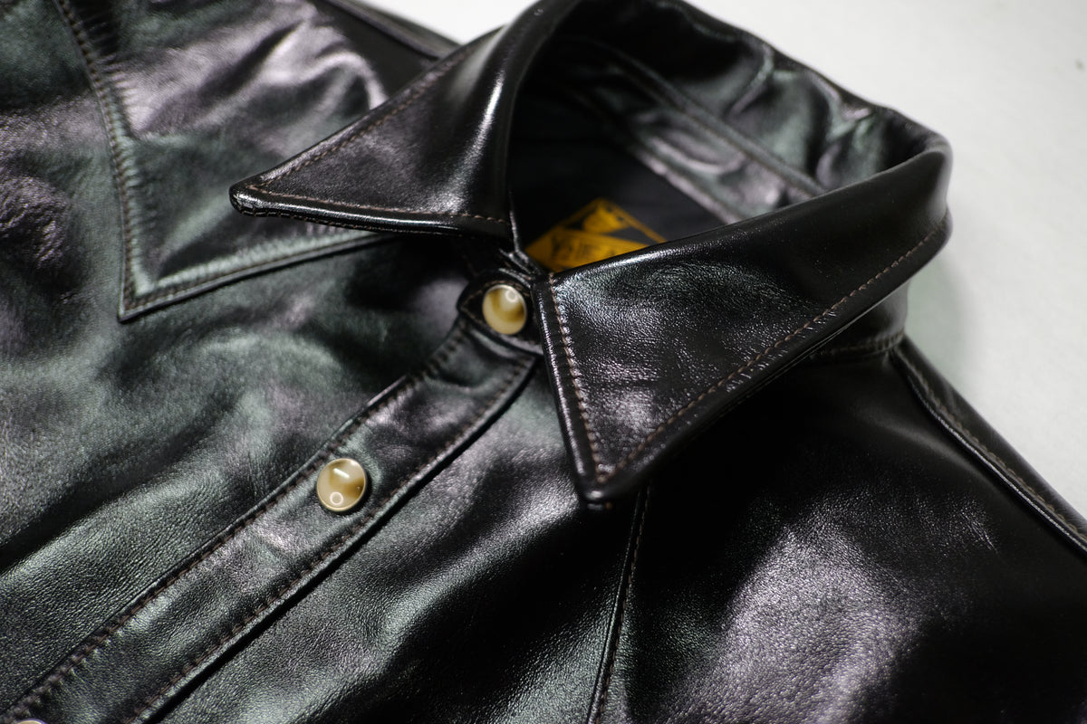 The Shop Vancouver , Y2 Leather , Leather Western Shirt , Horsehide , The Tom
