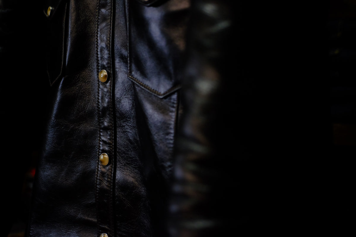 The Shop Vancouver , Y2 Leather , Leather Western Shirt , Horsehide , The Tom