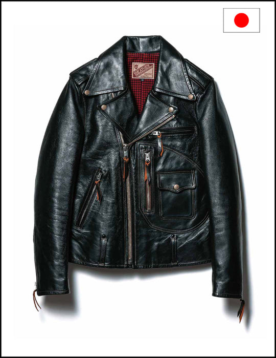 Y'2 Leather HR-55 VINTAGE HORSE D-POCKET DOUBLE RIDERS