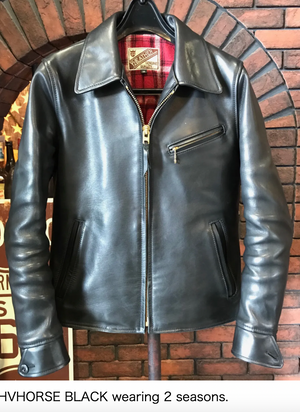 Y'2 Leather HVR-42 HV Horse Single Riders Jacket Black - The Shop