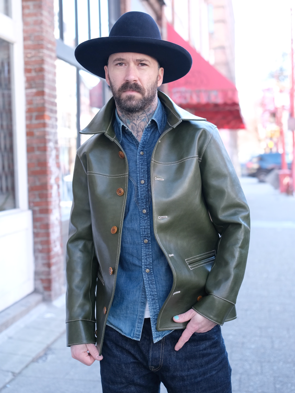 Y 2 Leather EC 76 ECO HORSE 30 S CAR COAT The Shop Vancouver