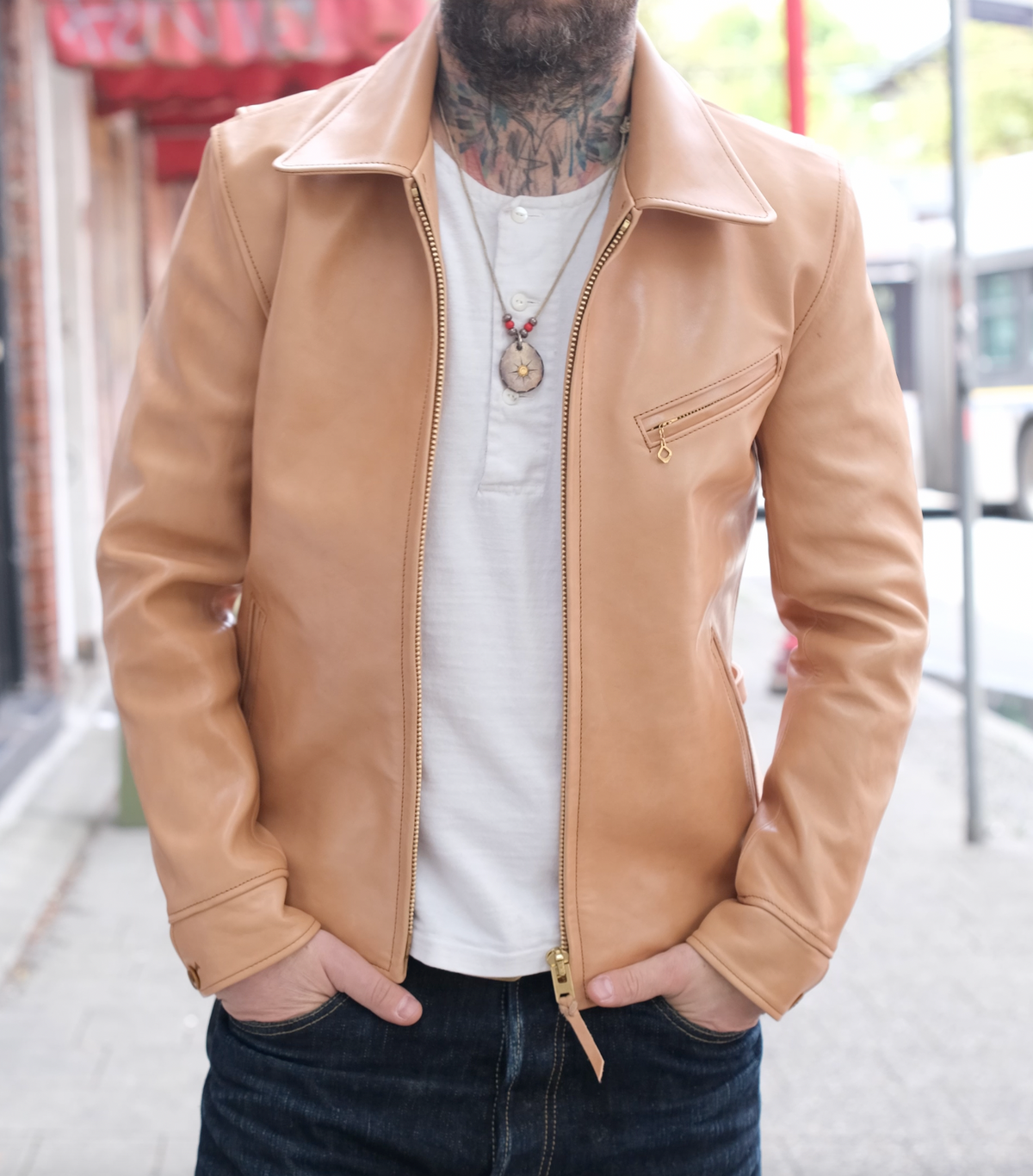 The Shop Vancouver , Y2 Leather , Leather Jacket , Horsehide , Single Riders , 