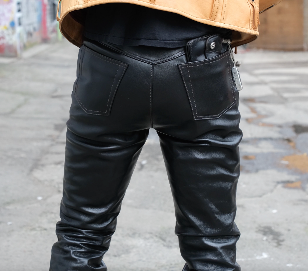 Leather pants deals store near me