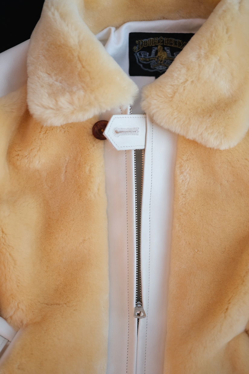 Helix leather 2025 jacket with hood