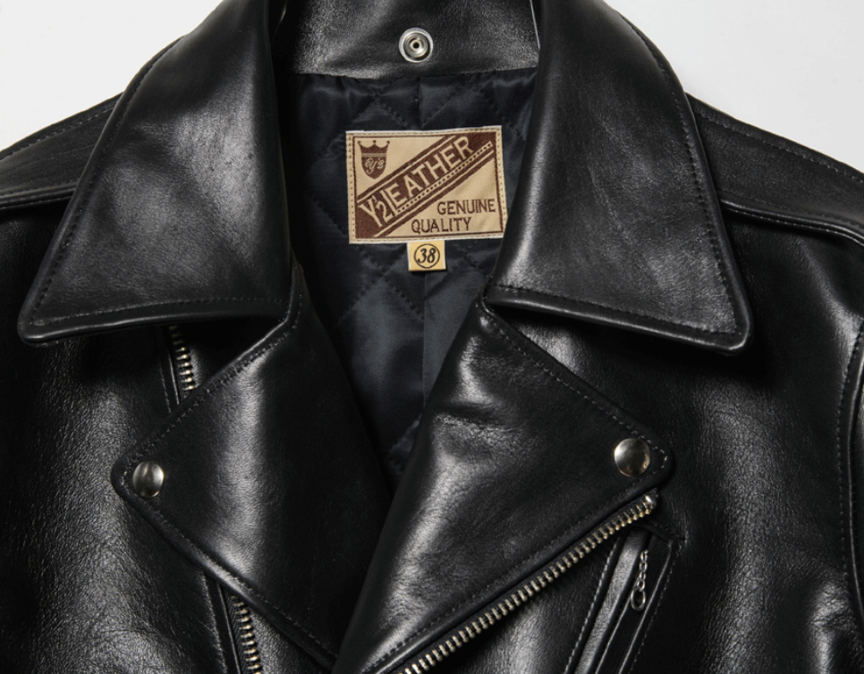 Y'2 Leather SHR-58 Sumi Dyed Double Riders Jacket - The Shop Vancouver Y'2 Leather SHR-58 Sumi Dyed Double Riders Jacket - The Shop Vancouver