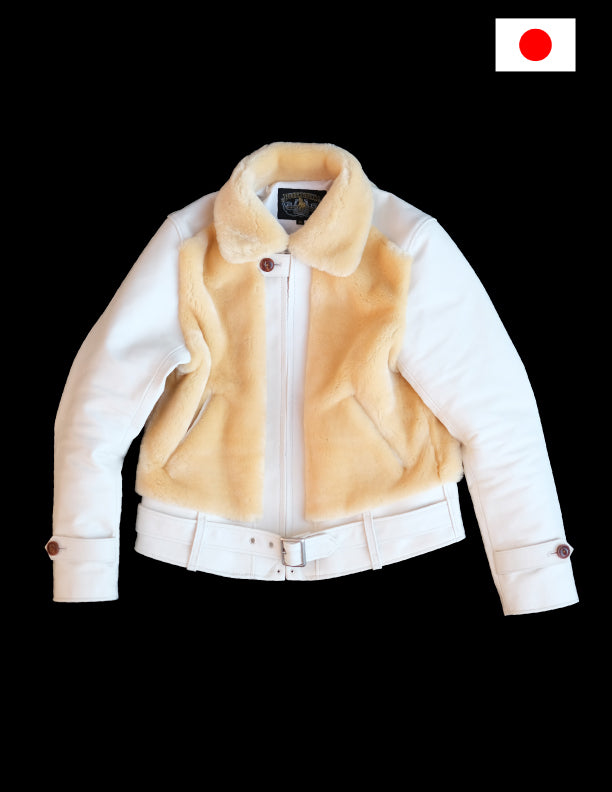 the shop vancouver 1930s vintage spirit grizzly leather jacket innocence made in japan white horsehide jason mamoa 