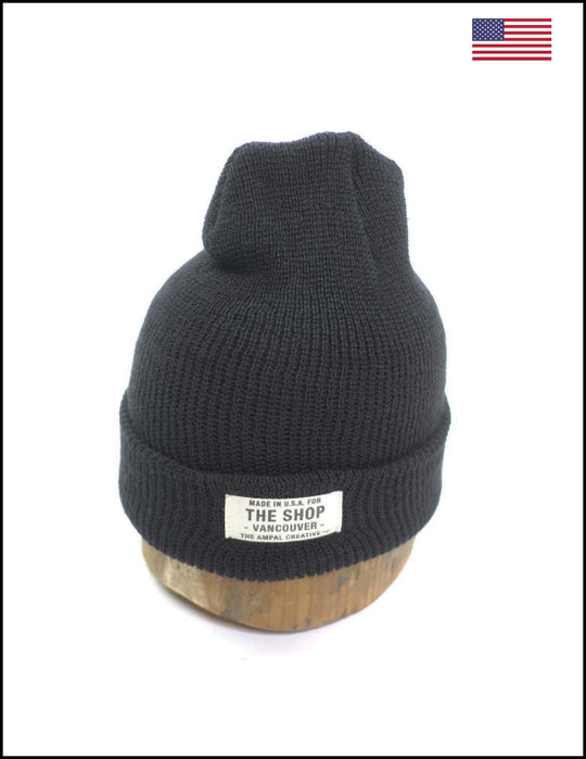 The Shop X Ampal Creative 100% wool Watch Cap Black