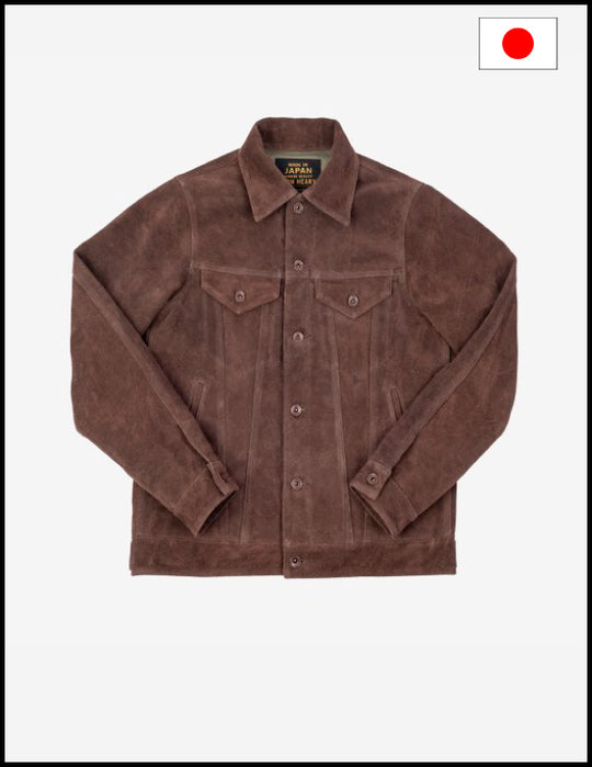 Iron Heart IHJ-49 Split Steer Modified Type III Jacket - Brown