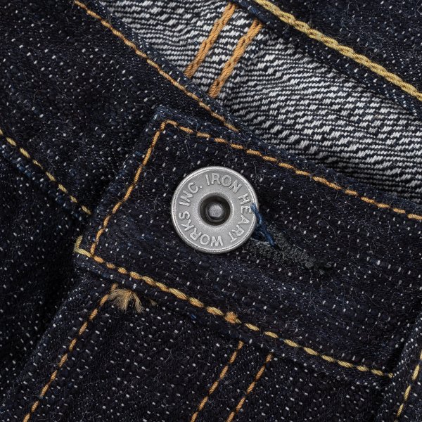 IH-888S-SLB 16oz Slubby Japanese Selvedge Denim Jeans Indigo