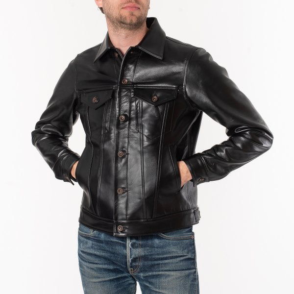 Iron Heart IHJ-64 Horsehide Modified Type III Jacket - Black