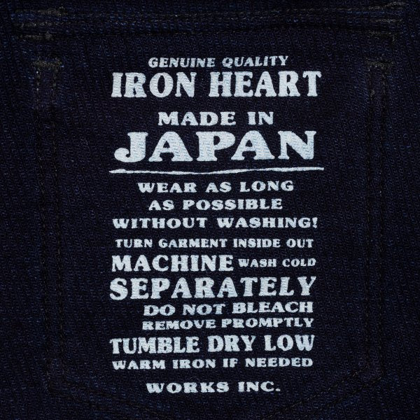 Iron Heart IHSH-208  Kersey Western Shirt - Indigo