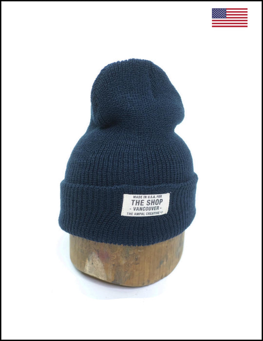 The Shop X Ampal Creative 100% wool Watch Cap Navy