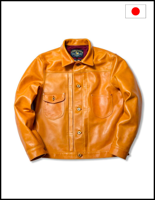 The Shop Vancouver Western Cowboy two 1.5mm Oiled Waxed Horsehide Jacket